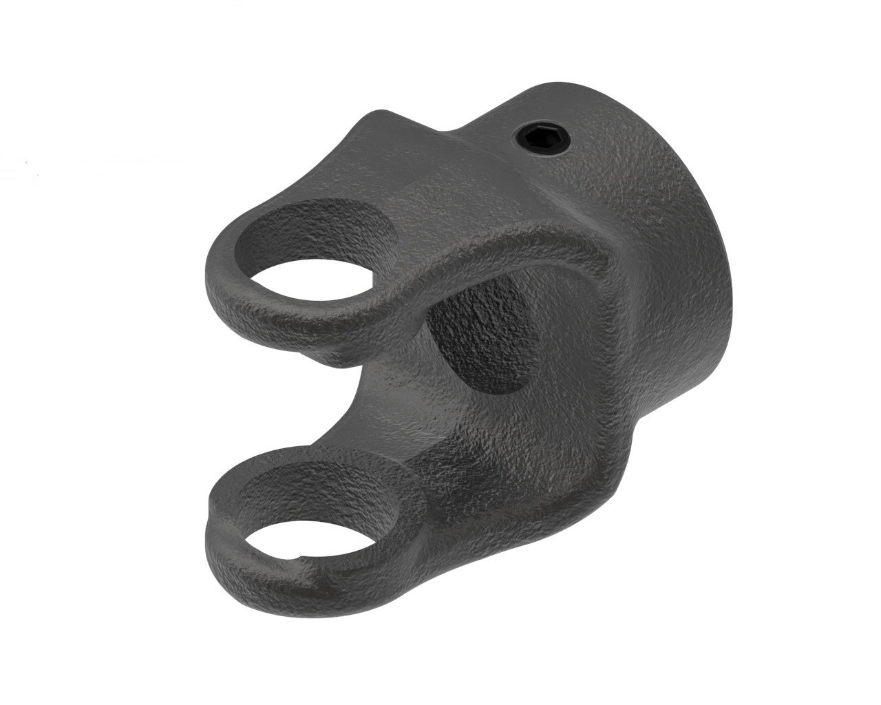 Weasler 1-1/2" Round Bore 3/8" Keyway & Set Screw Implement Yoke 14N Series