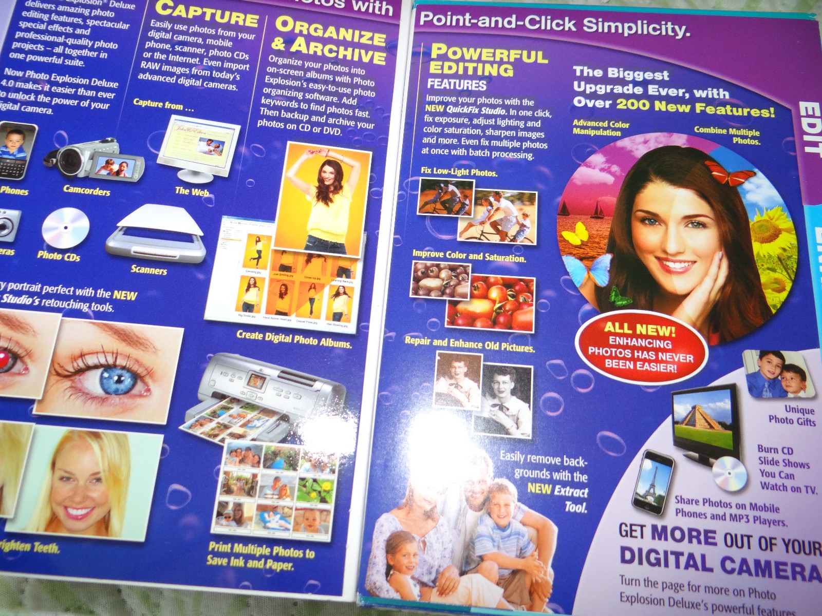 Nova Photo Explosion Deluxe Version 4, Complete Digital Photo Studio -NEW