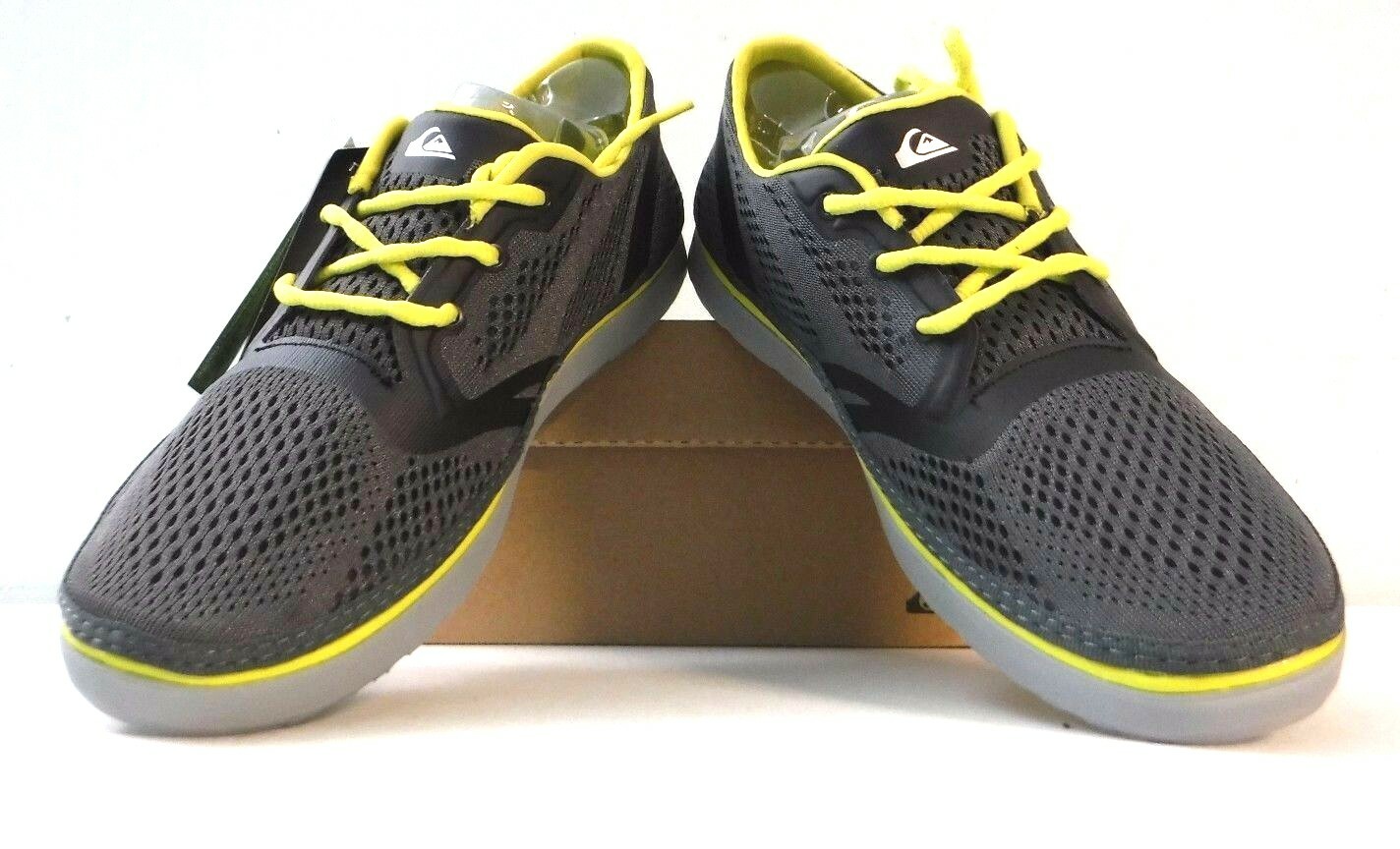 Quiksilver mens Amphibian AG47 Shoes XSGS Style Grey & Yellow