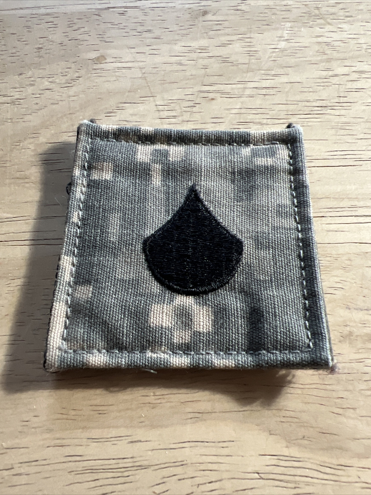 United States Army Private 1st Class E-3 Rank Patch Badge Tab Insignia Chevron