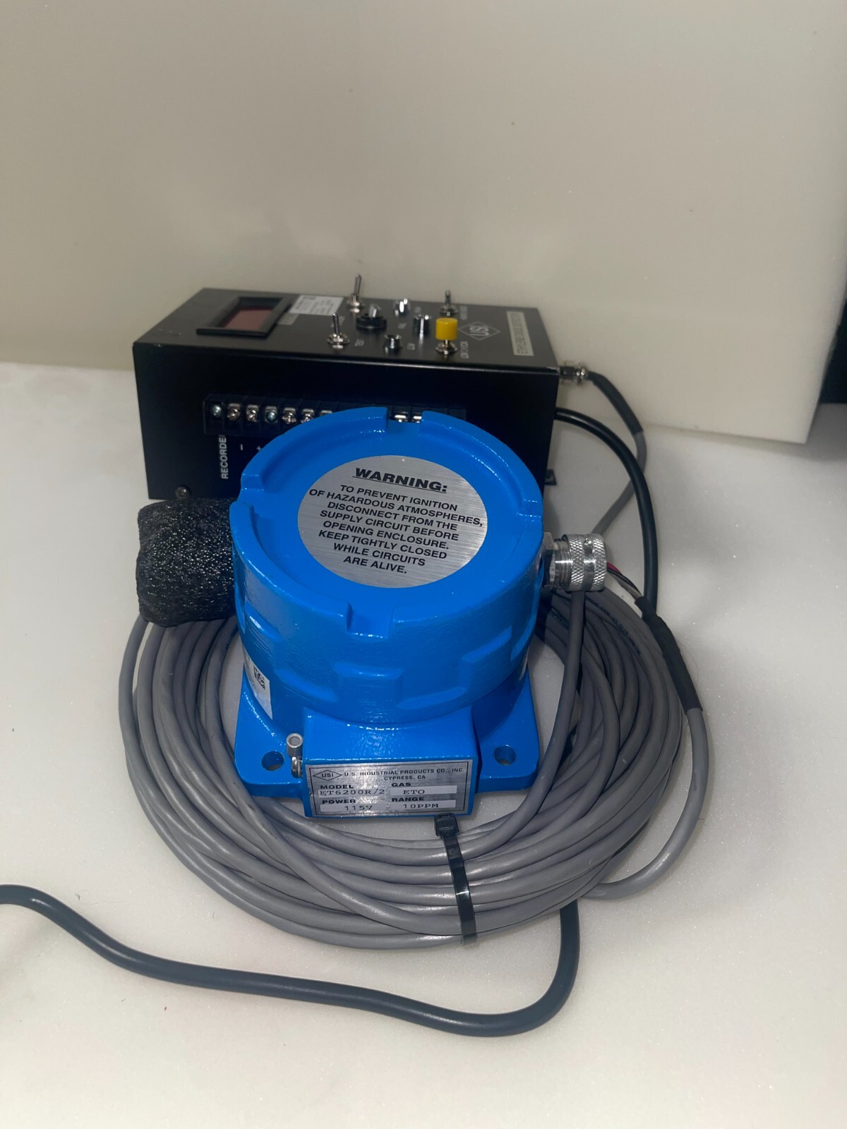 NEW OPEN BOX USI Ethylene Oxide Detector with Controller - New – Open box