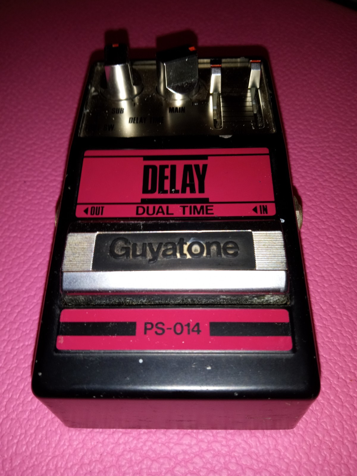 Guyatone PS-014 Dual Time Analog Delay Vintage Guitar Effect Pedal MIJ Japan