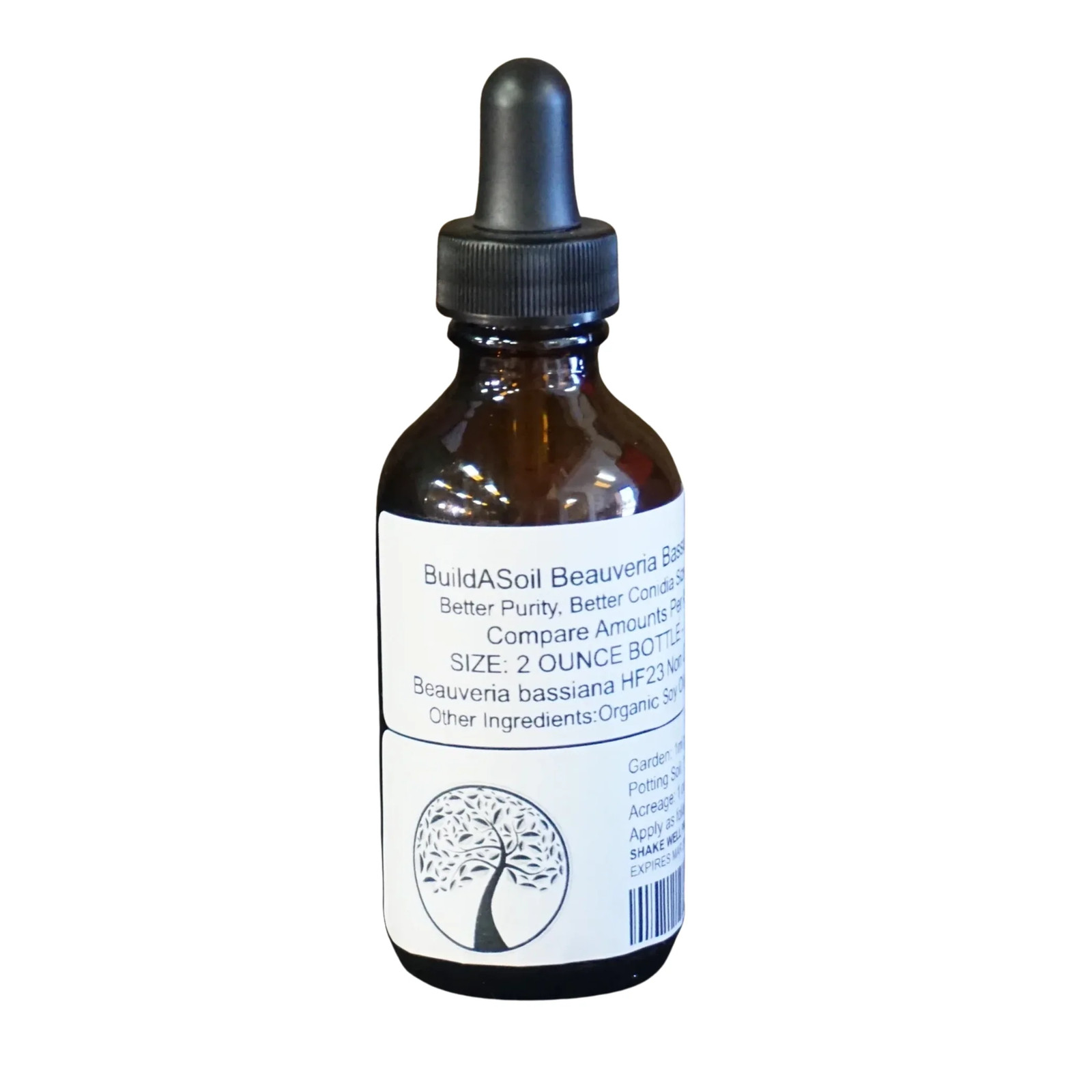 BuildASoil Beauveria Bassiana Water Soluble | 2 oz Garden Pest Control