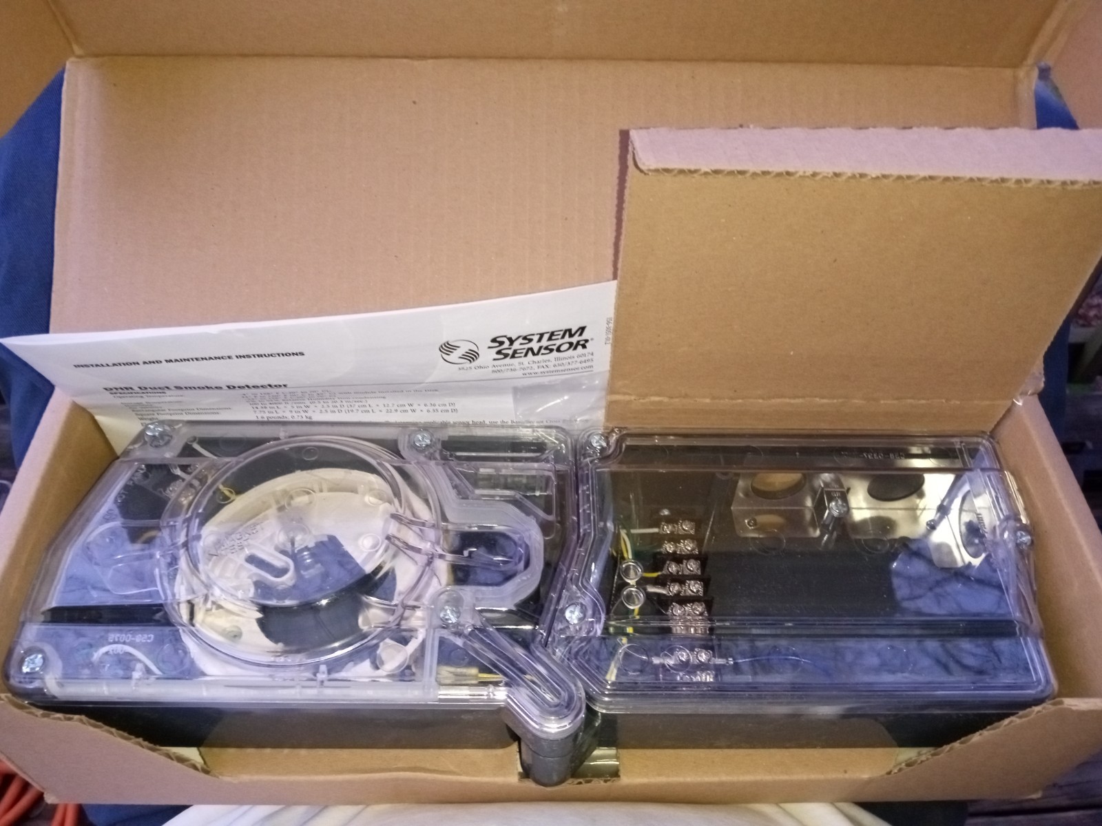 System Sensor Innovair DNR INTELLIGENT NON Relay Duct Smoke Detector
