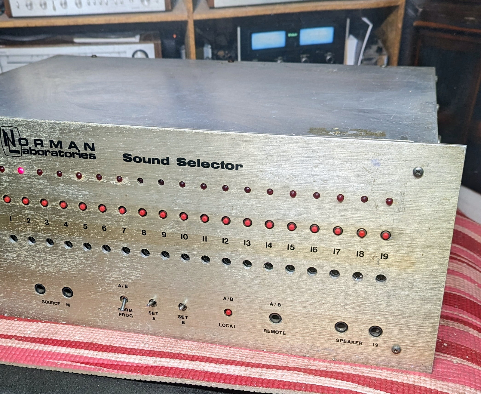 Vintage RARE Norman Laboratories Sound Selector