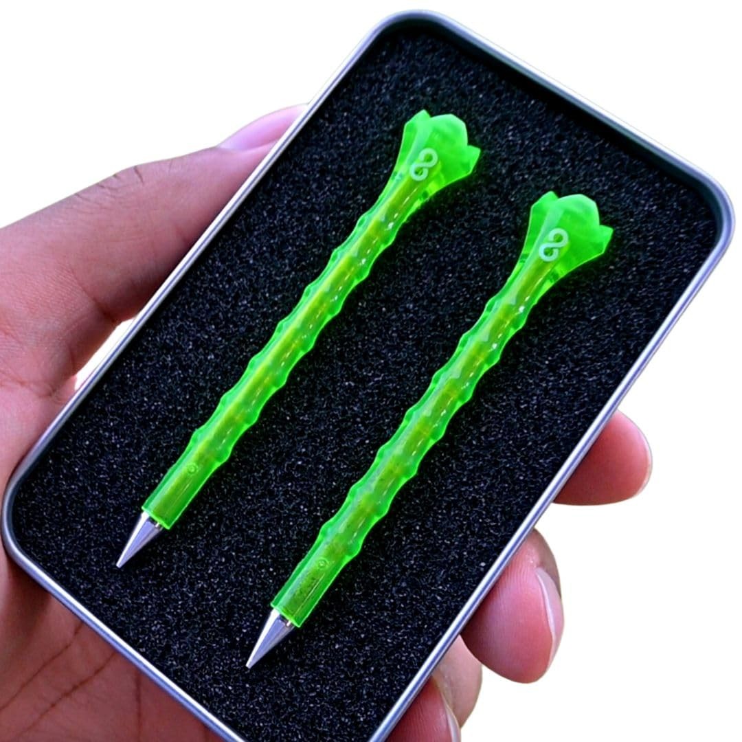 AIRGLO Forever Tee Premium Metal Unbreakable Golf Tees 2 Pack, Extended Metal...
