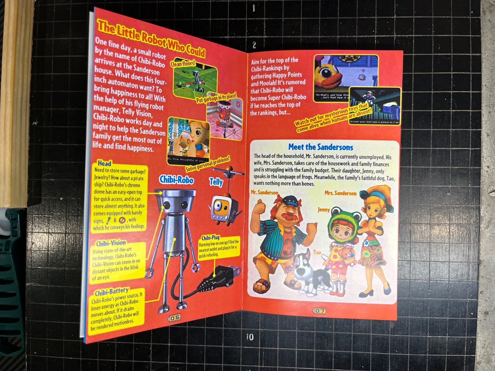 Replacement Manual for - Chibi Robo - GameCube Instruction Booklet