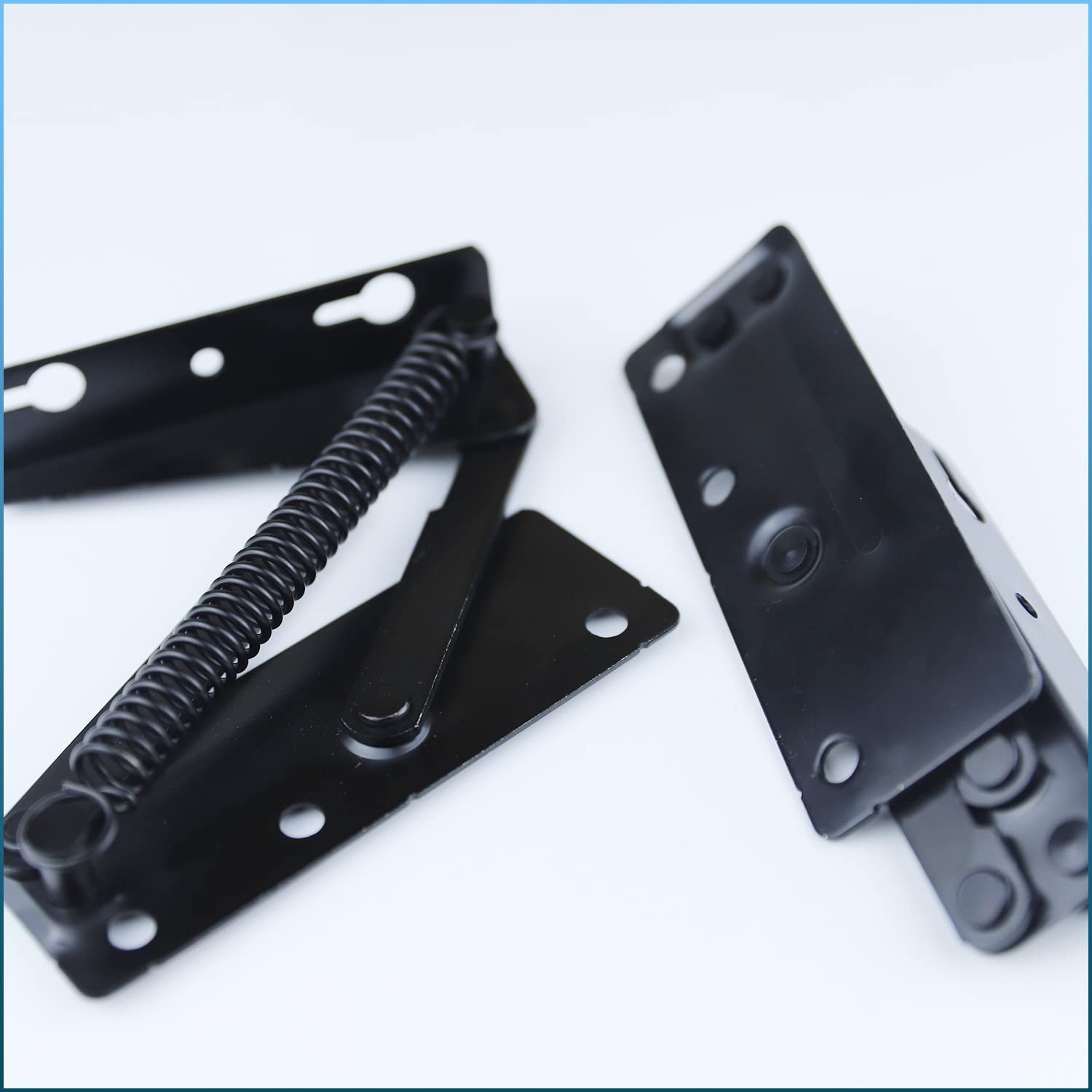 80 Degree Foldable Lifting Bracket 1 Pair Heavy Duty Spring Hinges Widely Used