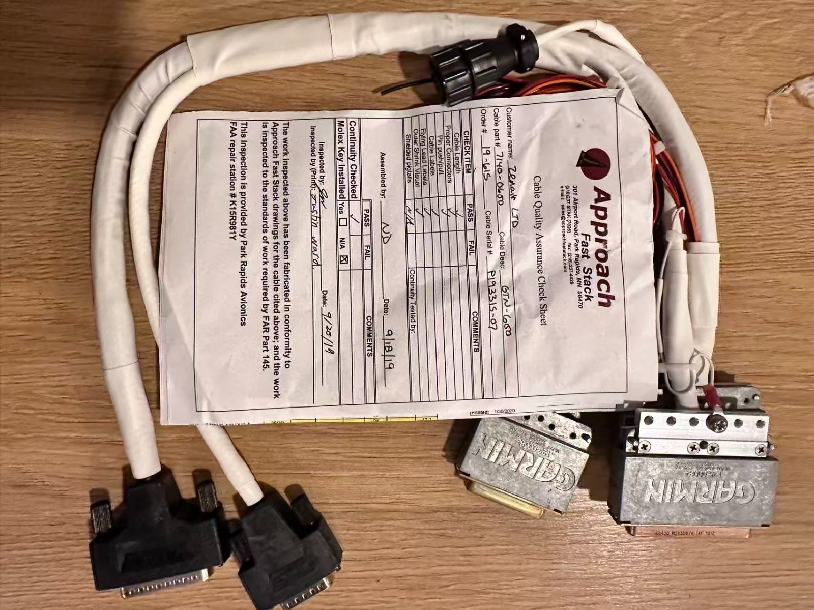 avionics cable
