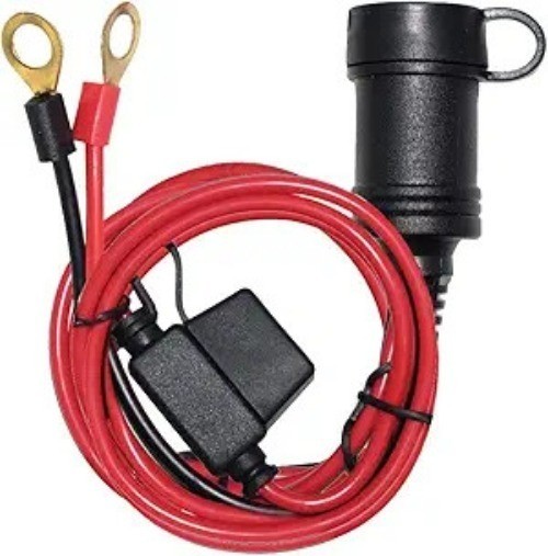 6FT Car Female Cigarette Lighter Plug Socket to Eyelet Terminals 12V Size: 6FT