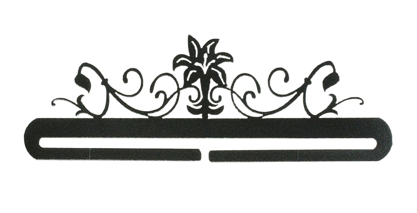 Classic Motifs 12 Inch Lilly Scroll Split Bottom Craft Holder