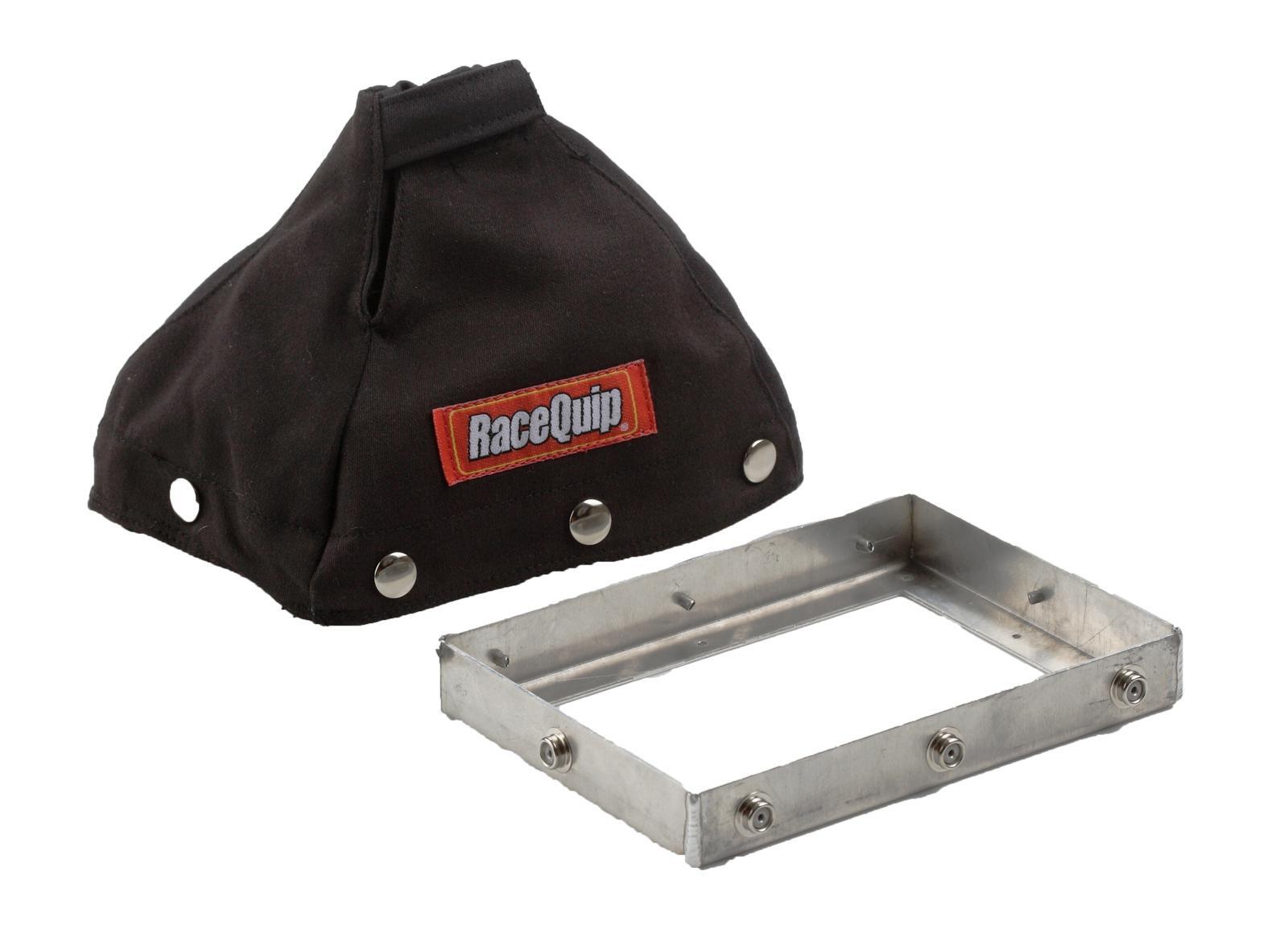RaceQuip Fire-Retardant Shifter Boot w/ Mounting Base Plate | 871001RQP 871001RQ