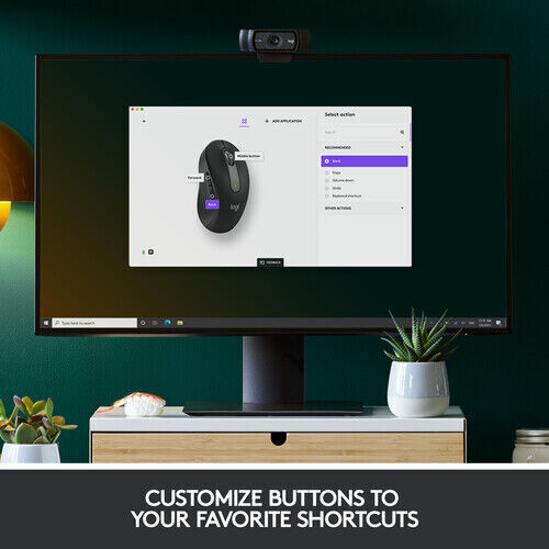 Logitech Signature M550 L Wireless Ambidextrous Optical Mouse, Graphite
