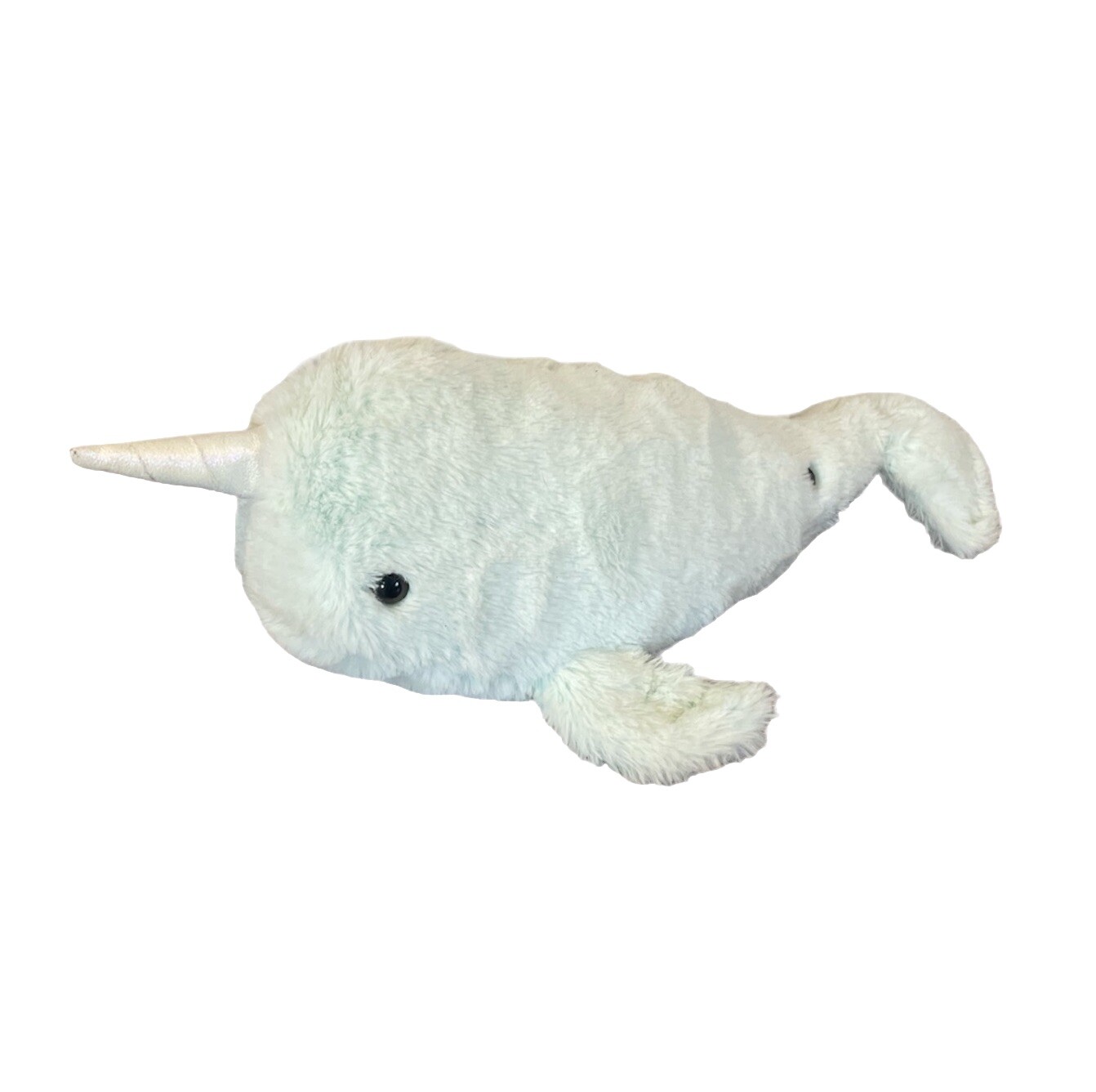 FAO Schwarz Adopt A Pet Enchanted Narwhal Green Whale 17" Stuffed Plush Animal