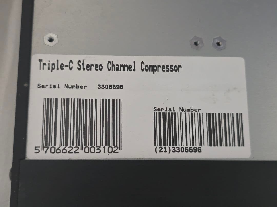 t.c. electronic Triple-C Stereo Compressor Unit