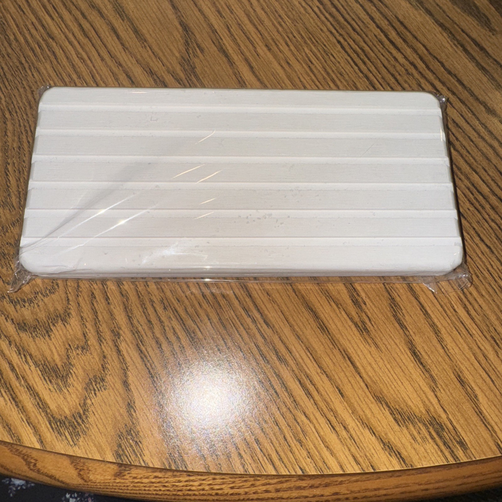 2PCS Absorbent Stone Trays 8.3x4” Bathroom Kitchen Sink Countertop White NEW