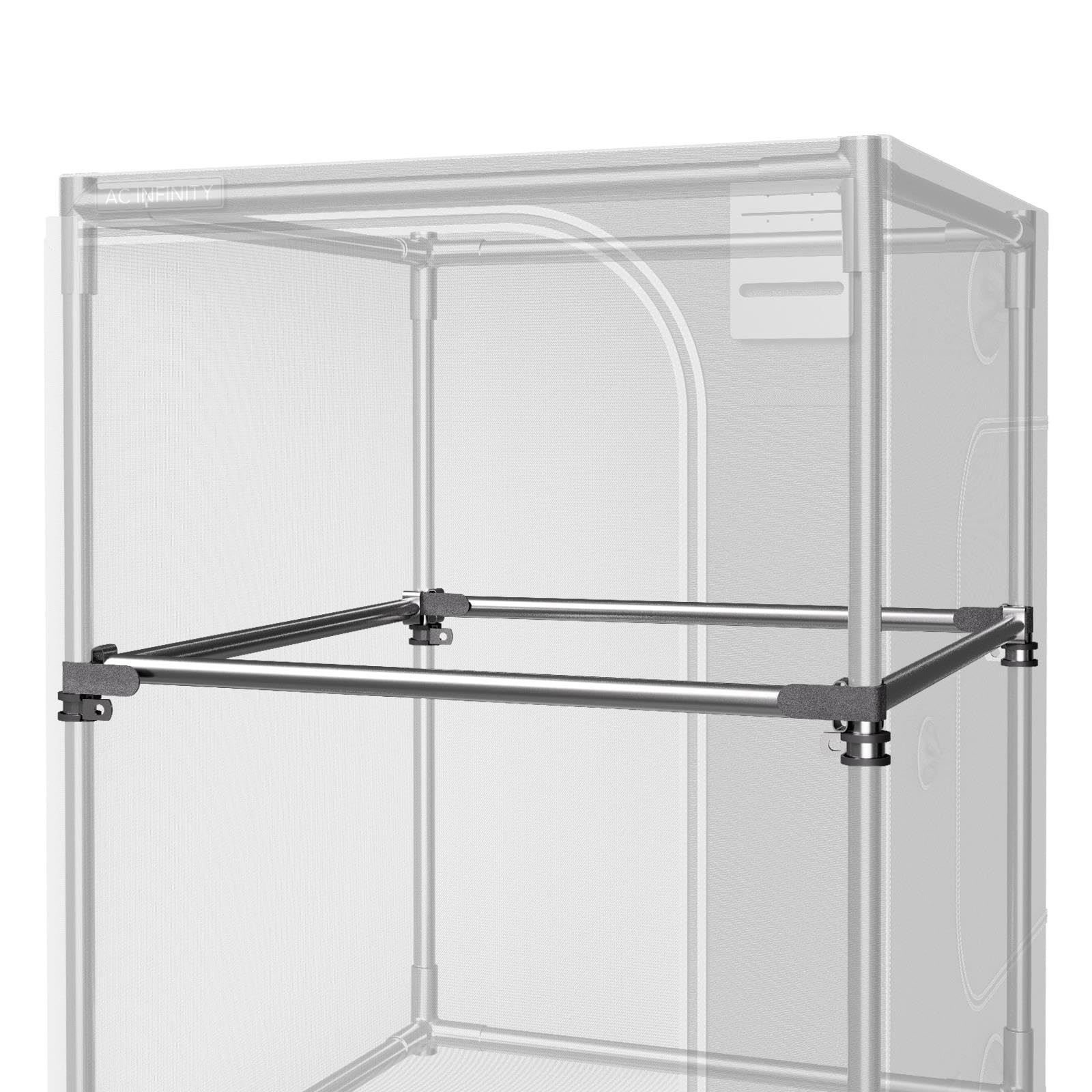 HeavyDuty Grow Tent Mounting Bars 5x5' for Airflow, Lights & Trellis