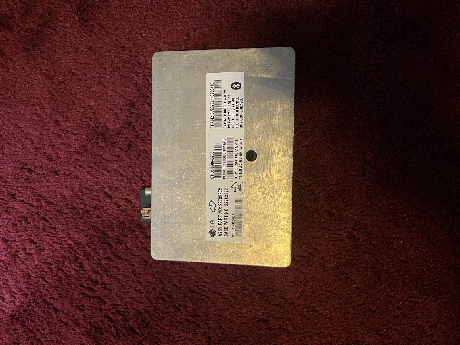 10-12 Chevrolet Camaro SS LS3 L99 OEM Communication Module OnStar Unit