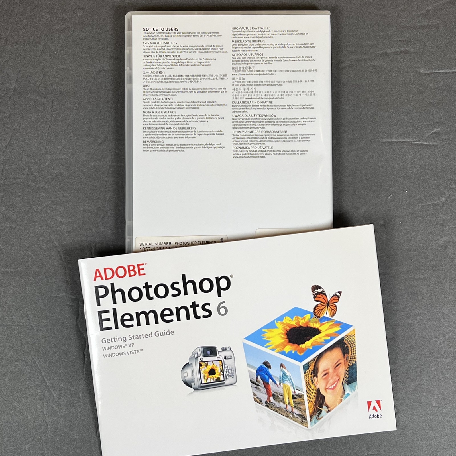 Photoshop Elements 6 for Windows CD-ROM Photo Editing Software