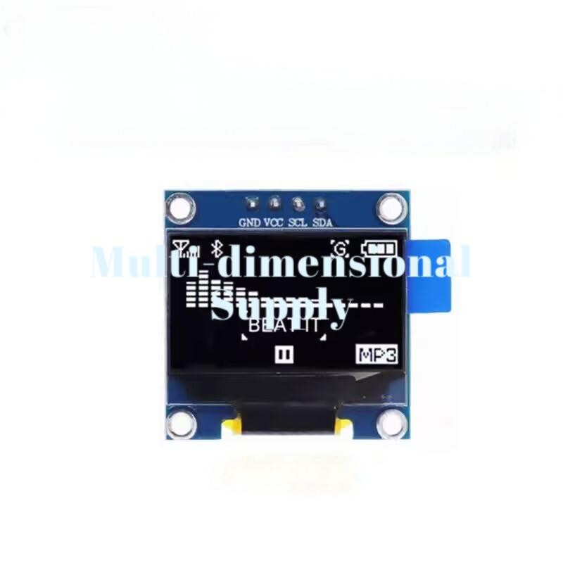 1PCS White 0.96"" I2C IIC Serial 128X64 OLED LCD LED Display Module