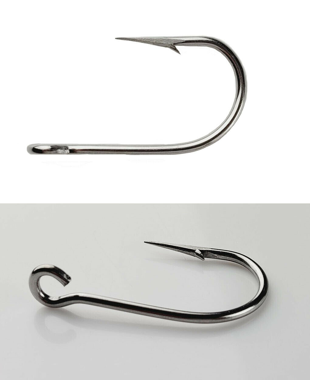 Mustad Stainless Steel Open Eye 3X Siwash Hook 9510XXXS-SS-4/0-50