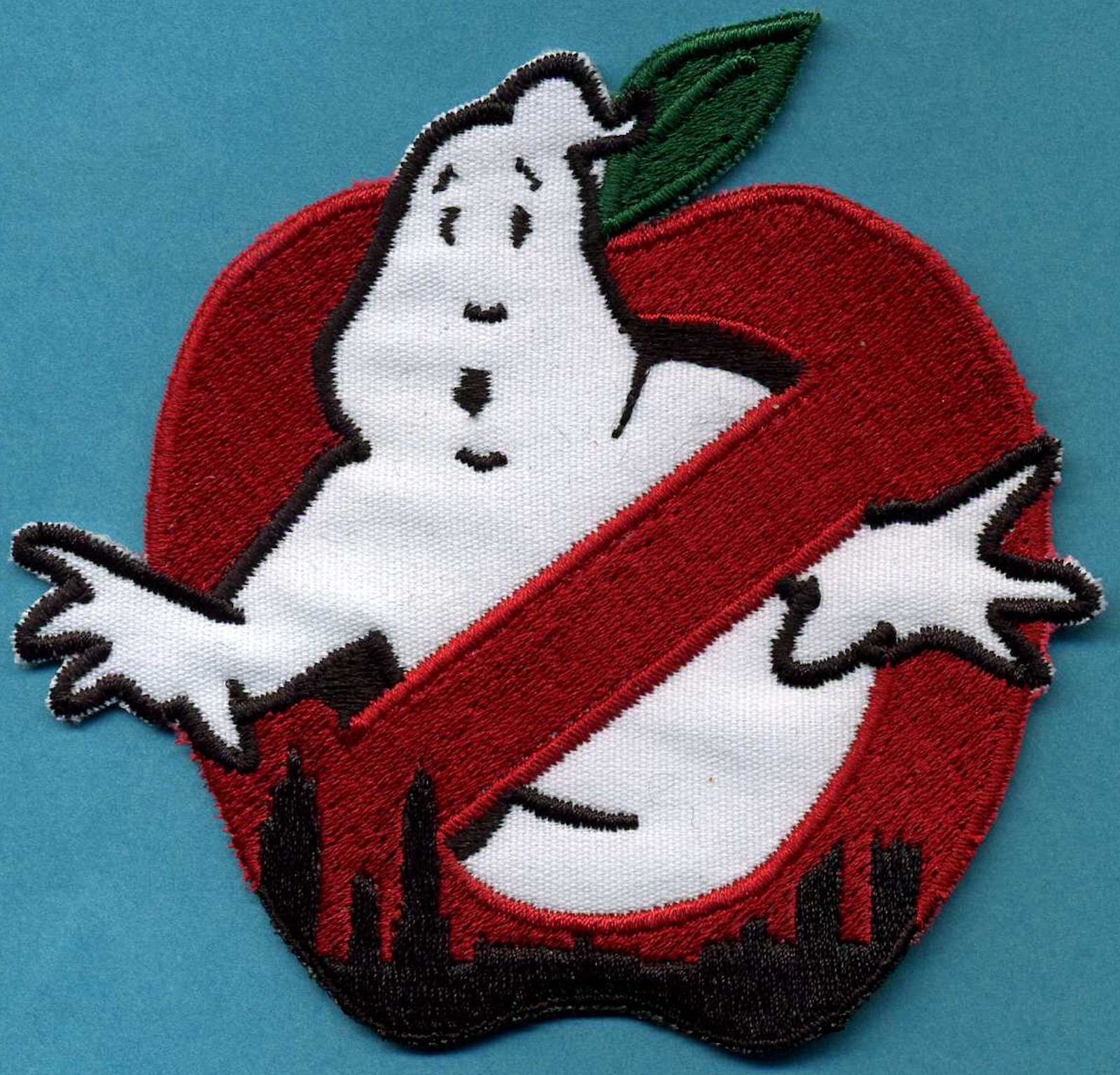 New York City - Ghostbusters No Ghost Embroidered Iron on Patch
