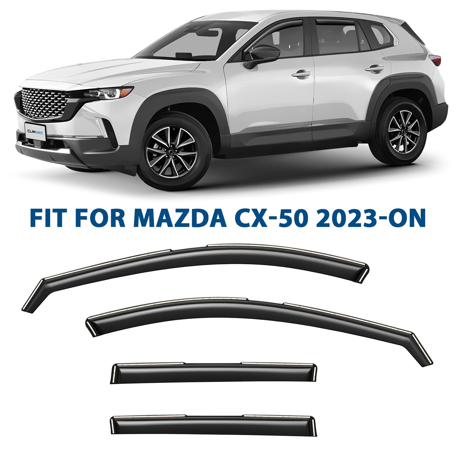 Rain Guards Vent Visors Shade for 2023-2026 Mazda CX-50