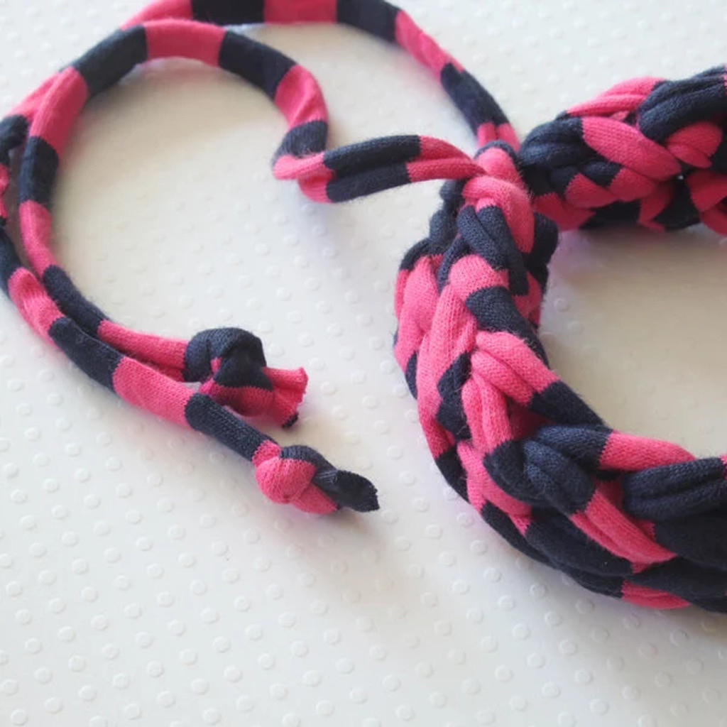 T-Shirt Yarn Knitted Bracelet