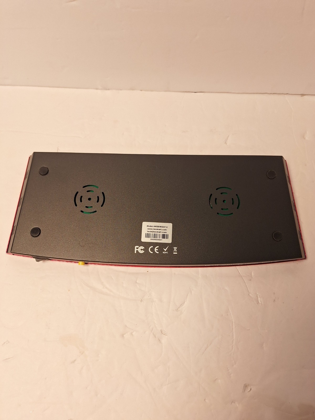 TESmart USB 3.0 HDMI KVM Switch 2 Monitors 2 Computers 4K@60Hz Missing Remote