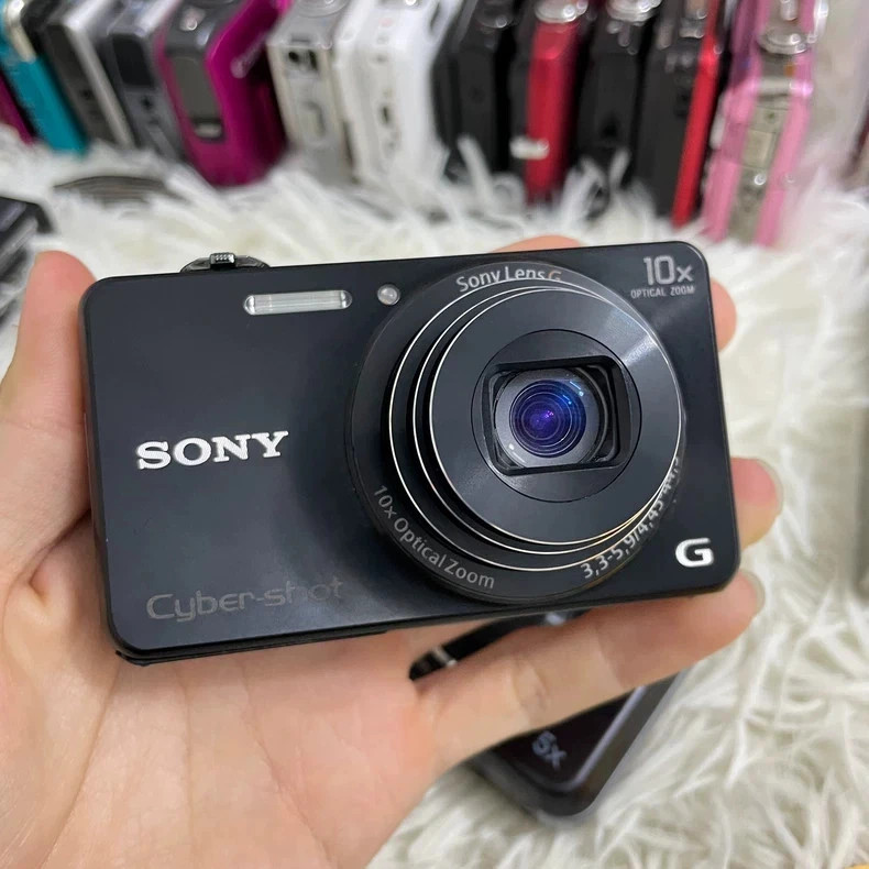 Sony Cyber-Shot DSC-WX220 Digital Camera 18.0MP 10X Optical Zoom Black English