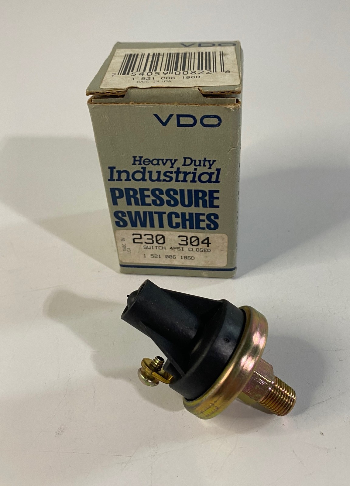 ONE (1) VDO Heavy-Duty Industrial Pressure Switch 230-304 (NEW)