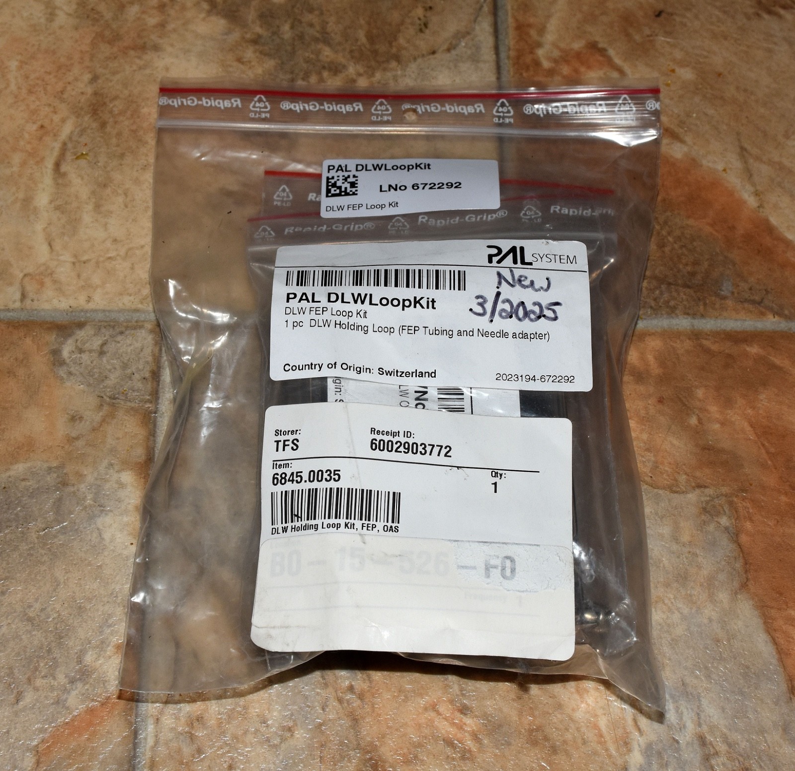PAL DLW Loop Kit – DLW FEP Holding Loop Kit – Item 6845.0035 – New