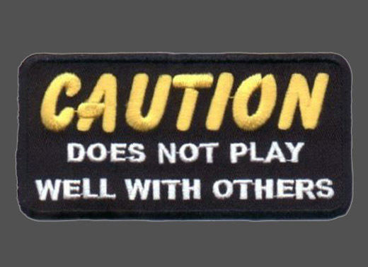 CAUTION DOES NOT PLAY WELL WITH OTHER  4 INCH PATCH.