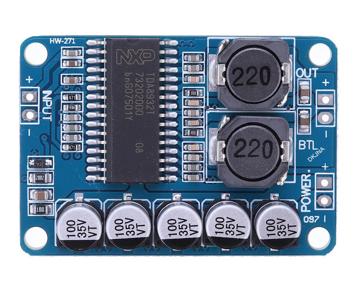 TDA8932 35W Mono Digital Amplifier Board | Class-D Audio Amp Module | Low Power