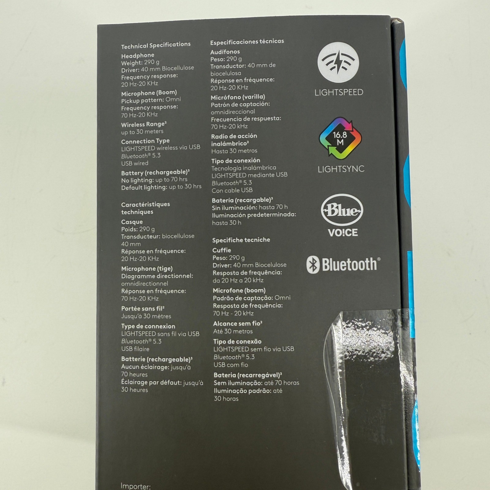 Logitech G522 Lightspeed Wireless Gaming Headset for PC/PS5 BRAND NEW