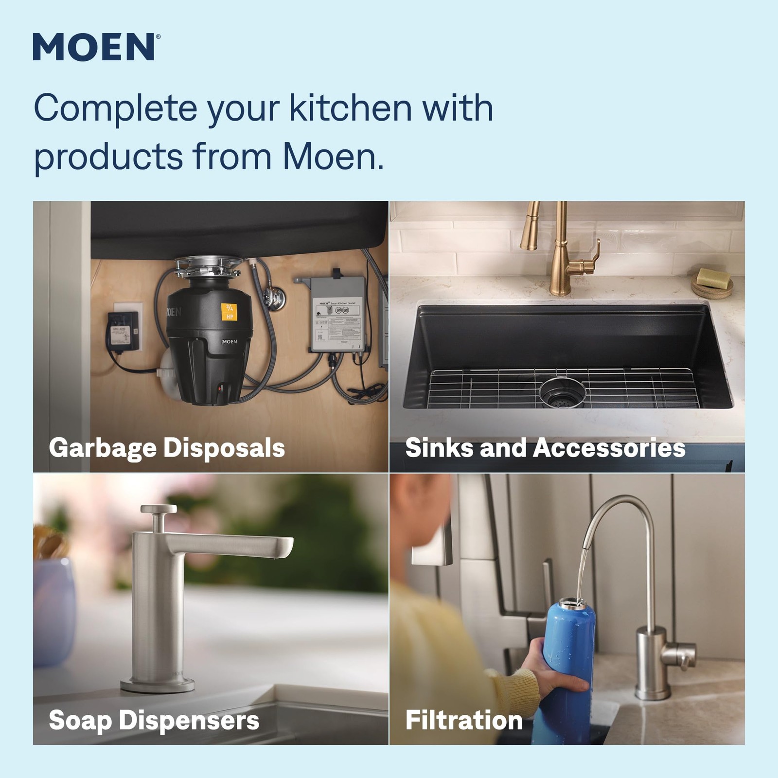 Moen 7594EWBL - Kitchen Faucet