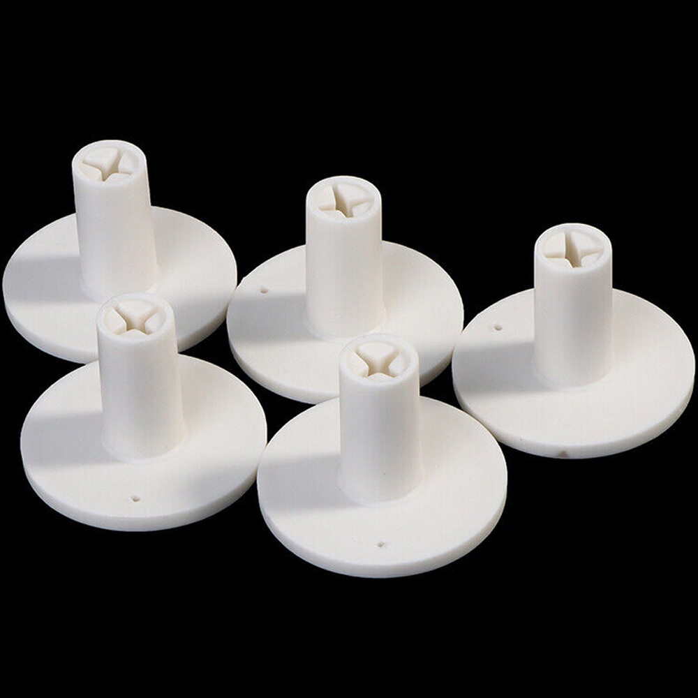 10 Pcs Rubber Golf Tees Holder Tee Range Driving Practice Mat Hitting White Hot