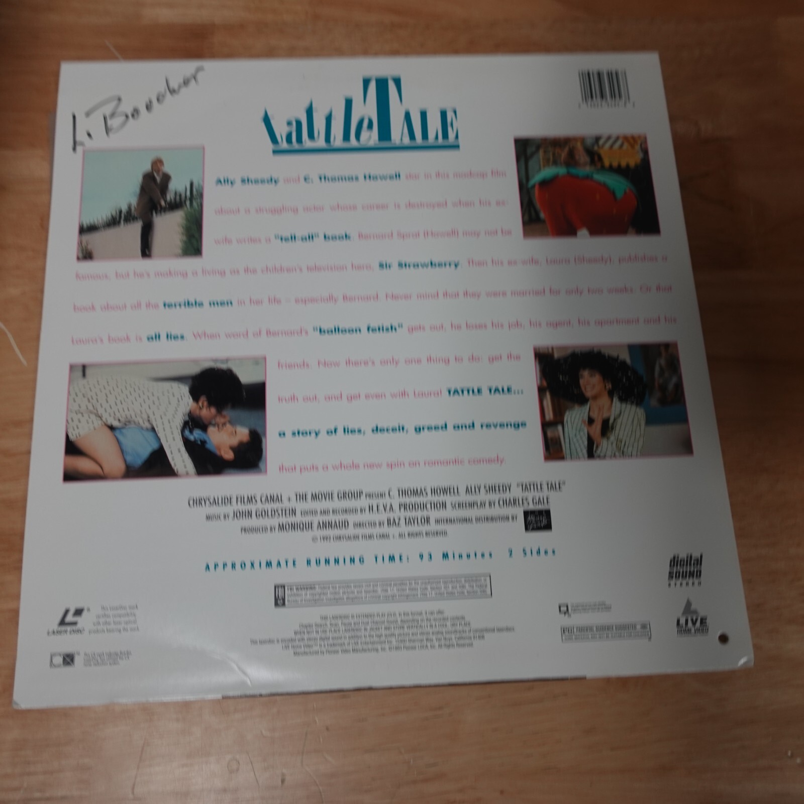 Tattle Talelaserdisc Ld Movie