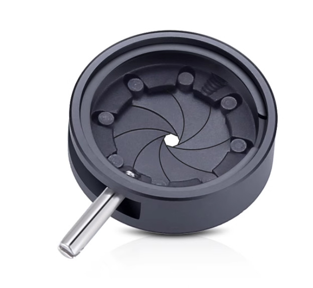 0.8-8mm Aperture Module Integrated Adjustable Iris Diaphragm Manual Condenser