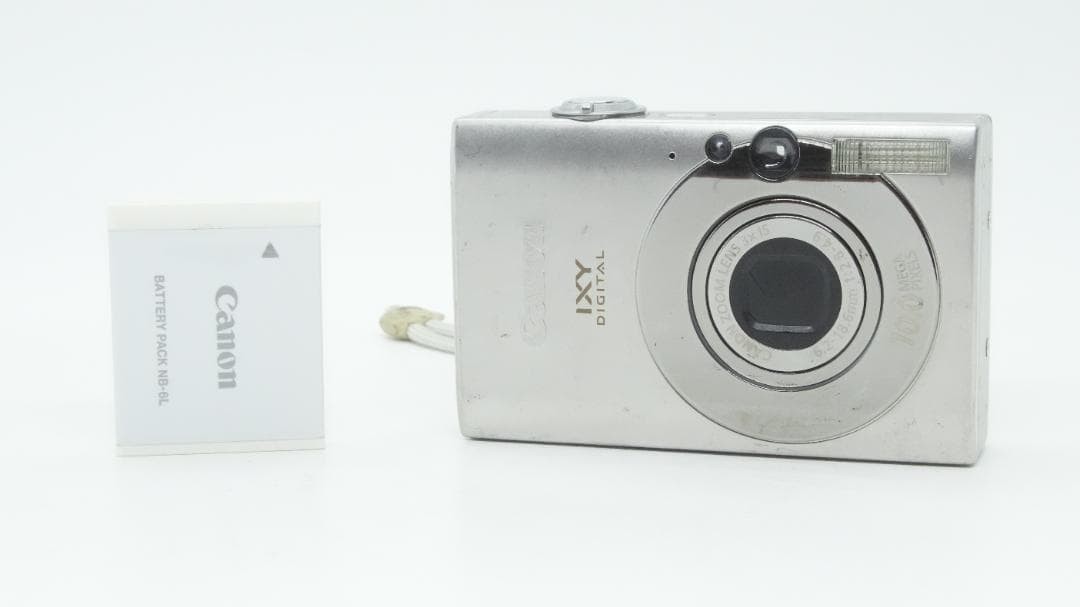 Canon IXY Digital 25 IS Silver Compact Digital Camera Tested Working Japan