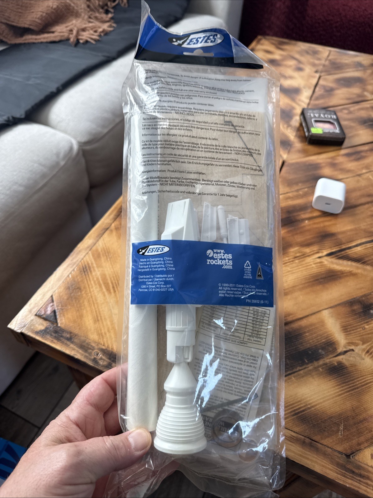 Estes Asteroid Hunter Flying Model Rocket Kit level 5 Expert