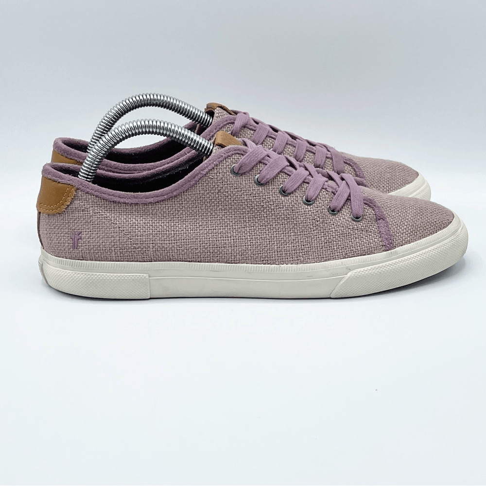 Frye Gia canvas low lace lilac sneakers - 9.5M