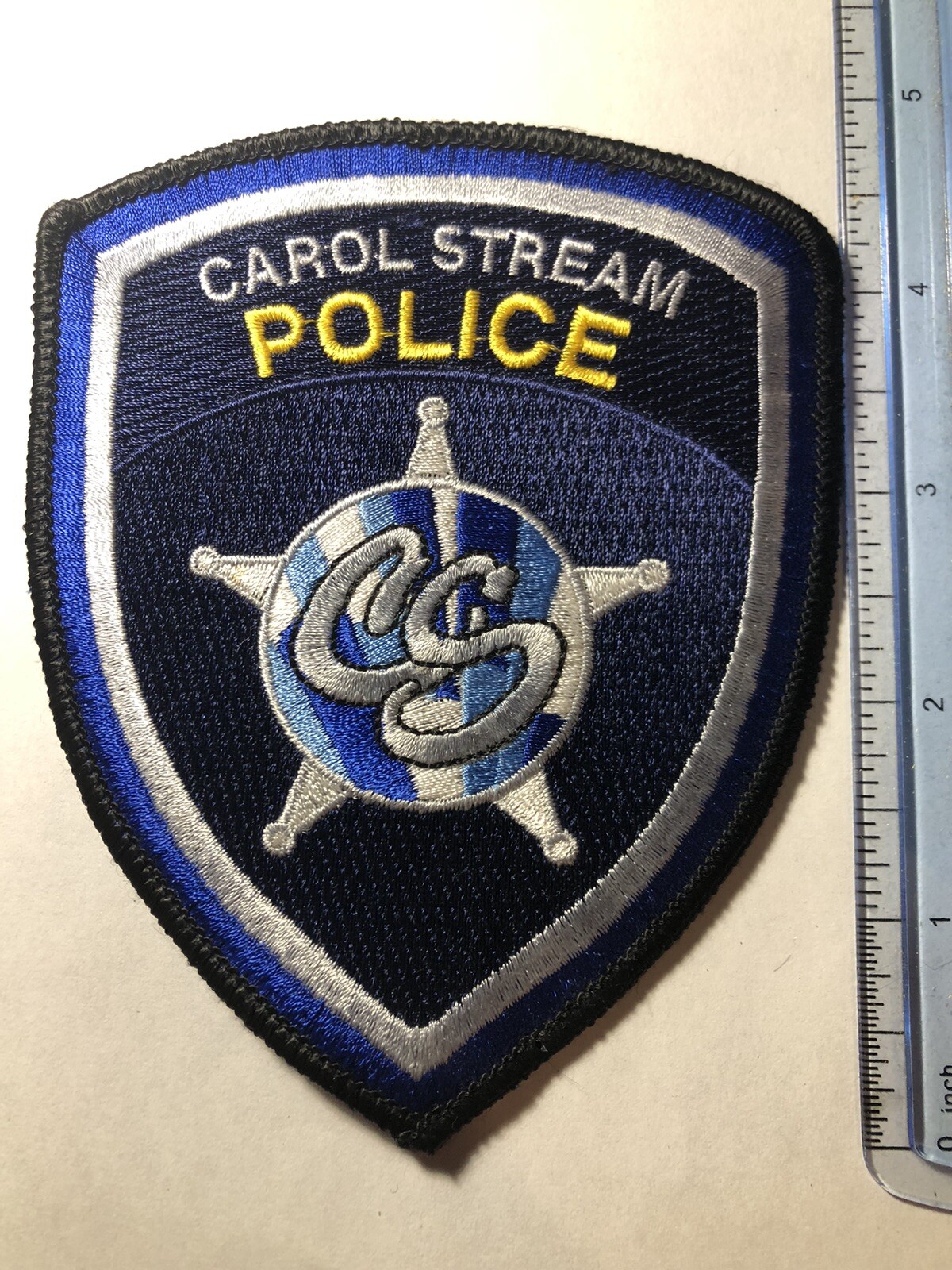 Carol Stream Illinois Police Patch