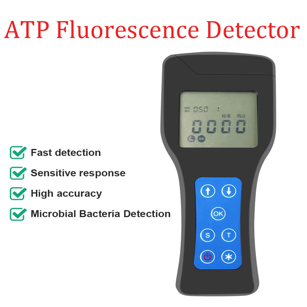Bacteria Detector Meter ATP Fluorescence Tester Rapid luminometer With Test Swab