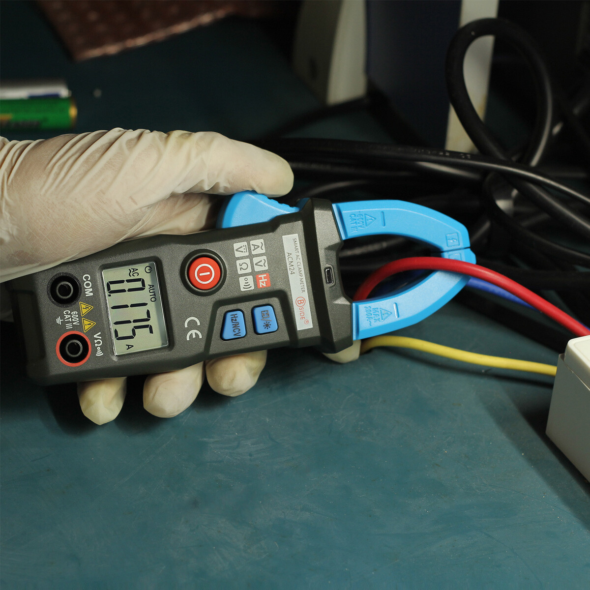 BSIDE ACM24 Smart AC Digital Clamp Meter 6000 Counts with Frequency USA