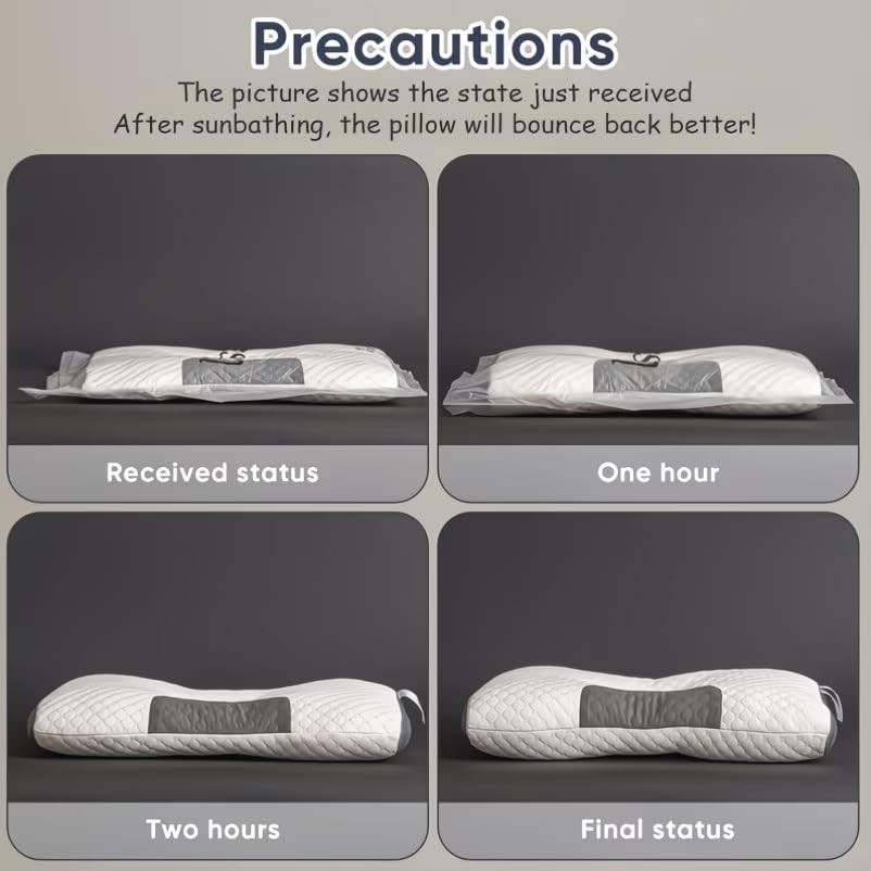 1 Pcs Ergonomic Soft Adjustable Neck Pillow Help Sleeping 100% UPGRADE