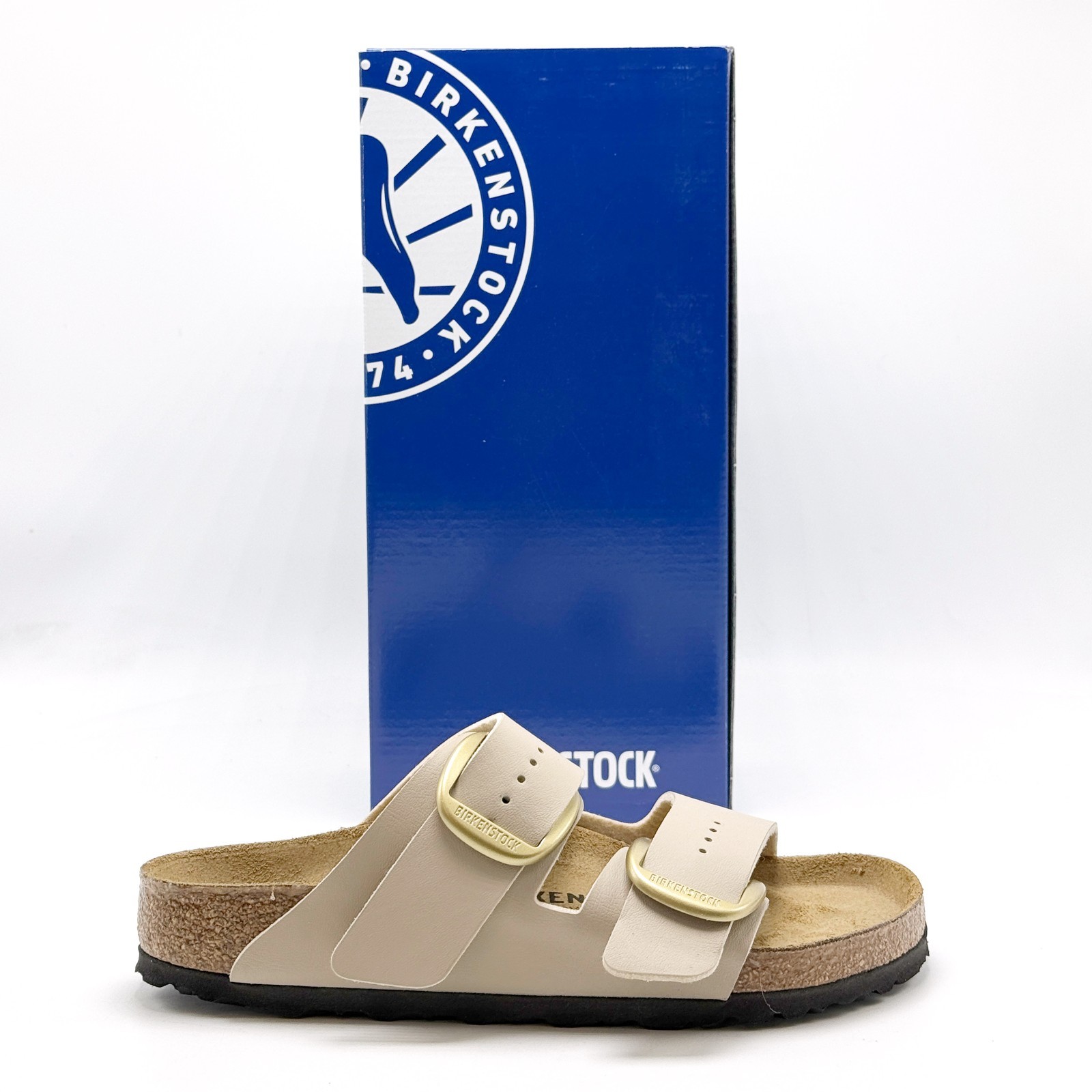*NEW* Women BIRKENSTOCK Arizona Big Buckle Birko-Flor SANDCASTLE (1031514) 👍