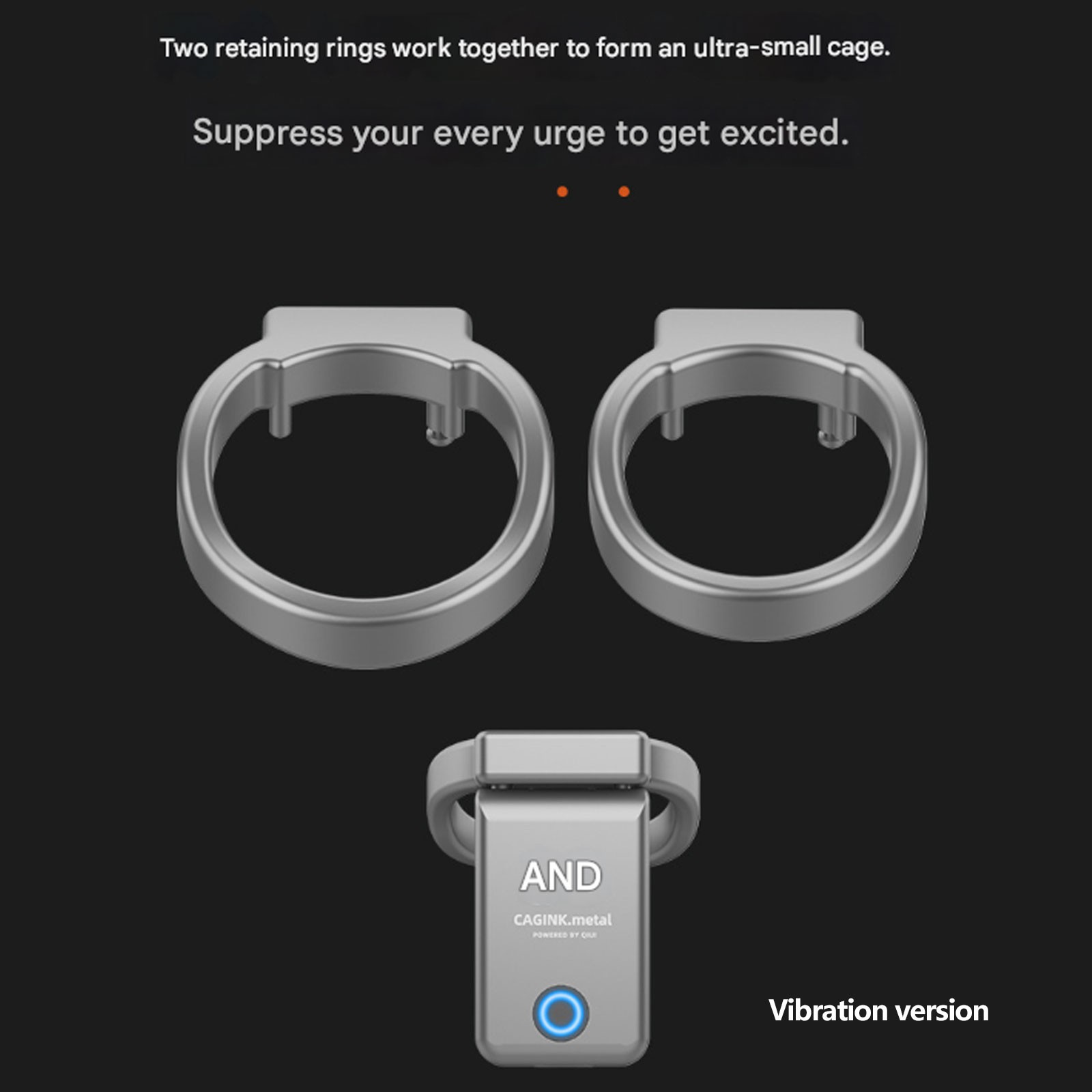 Male Chastity Cage AI Function APP Remote Control Bluetooth Lock Vibration