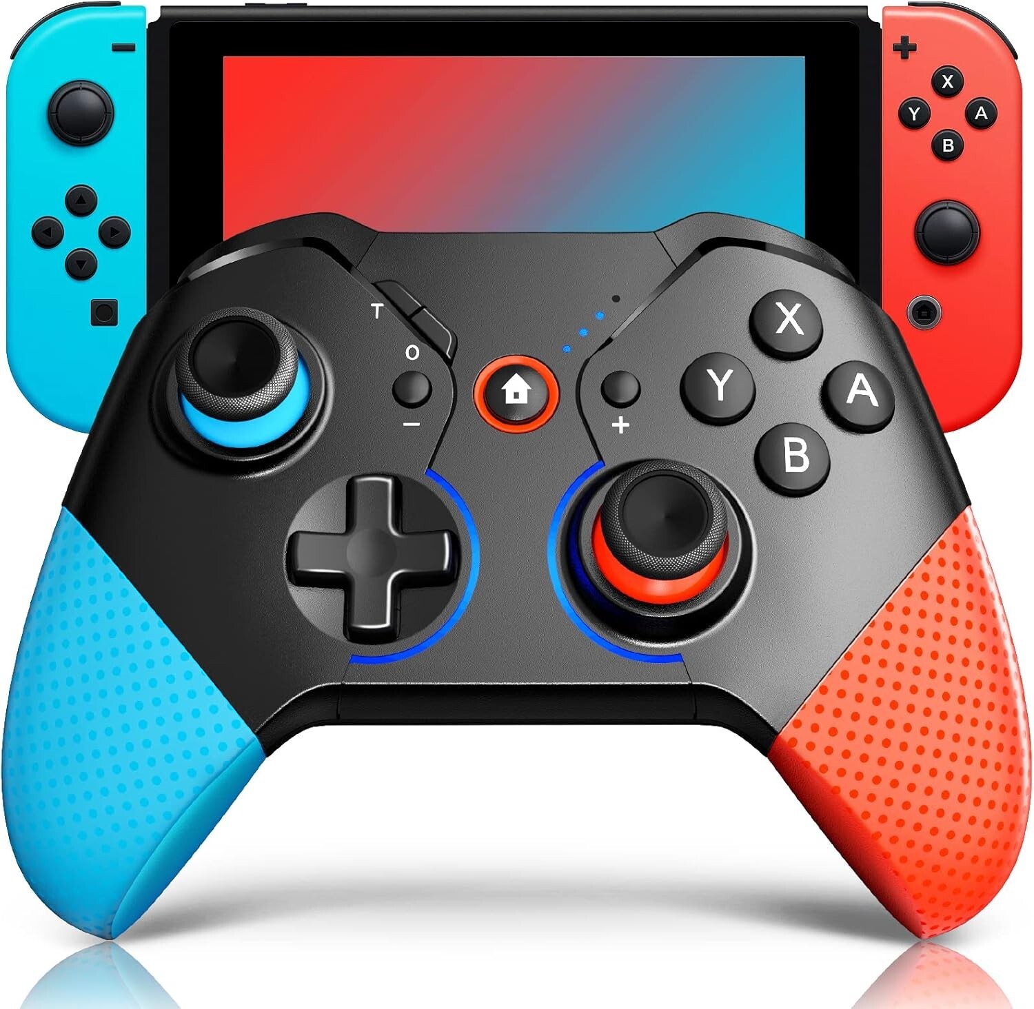 Switch Controller for Nintendo Switch w/ Wake Up, Bluetooth Gamepad Remote Grip