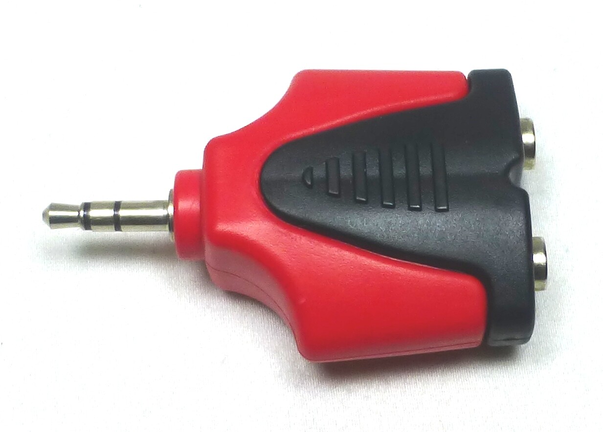 ZXPC Professional 2 x 3.5mm Stereo Jack to 1 x 3.5mm Stereo  Plug Adapter.